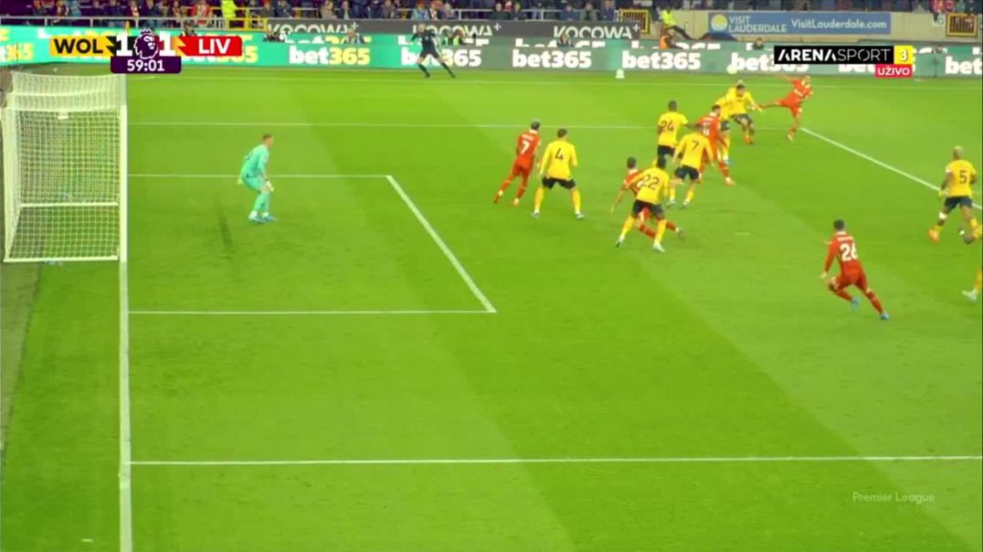 ⁣Wolves 1 - [2] Liverpool - Mohamed Salah penalty 61