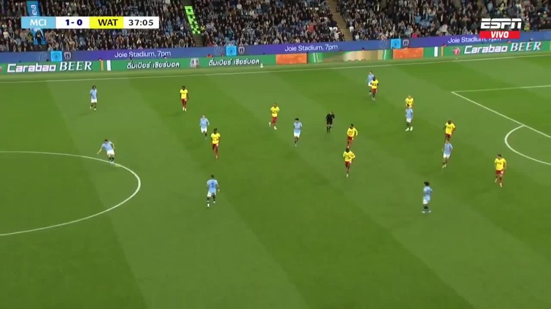 Manchester City [2] - 0 Watford - Matheus Nunes 38