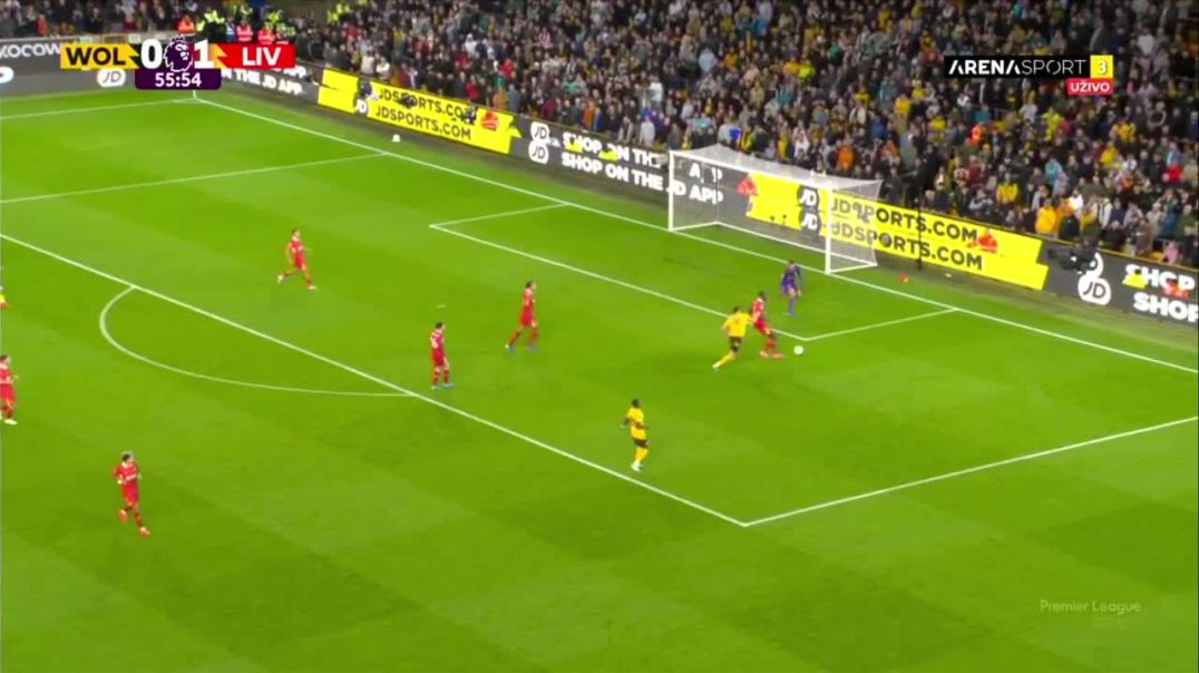 ⁣Wolves [1] - 1 Liverpool - Rayan Aït-Nouri 57'