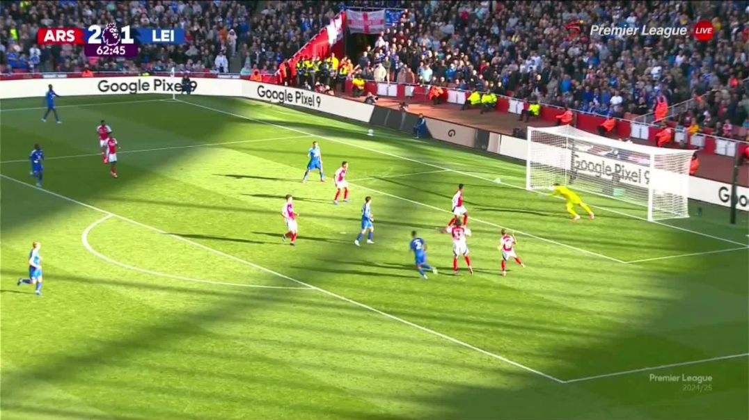 ⁣Arsenal 2 - [2] Leicester City - James Justin 63‎'‎ great goal