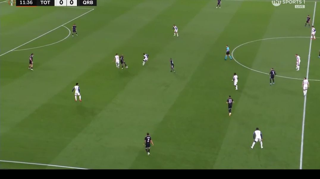 Tottenham Hotspur [1]-0 Qarabag - Brennan Johnson 12'