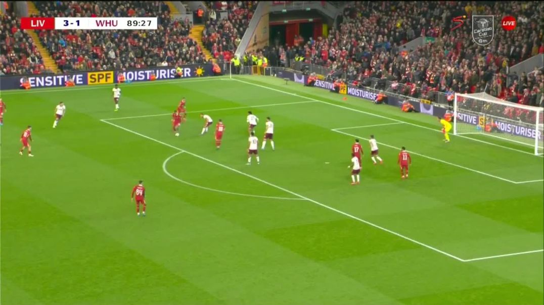 ⁣Liverpool [4] - 1 West Ham - Cody Gakpo 90