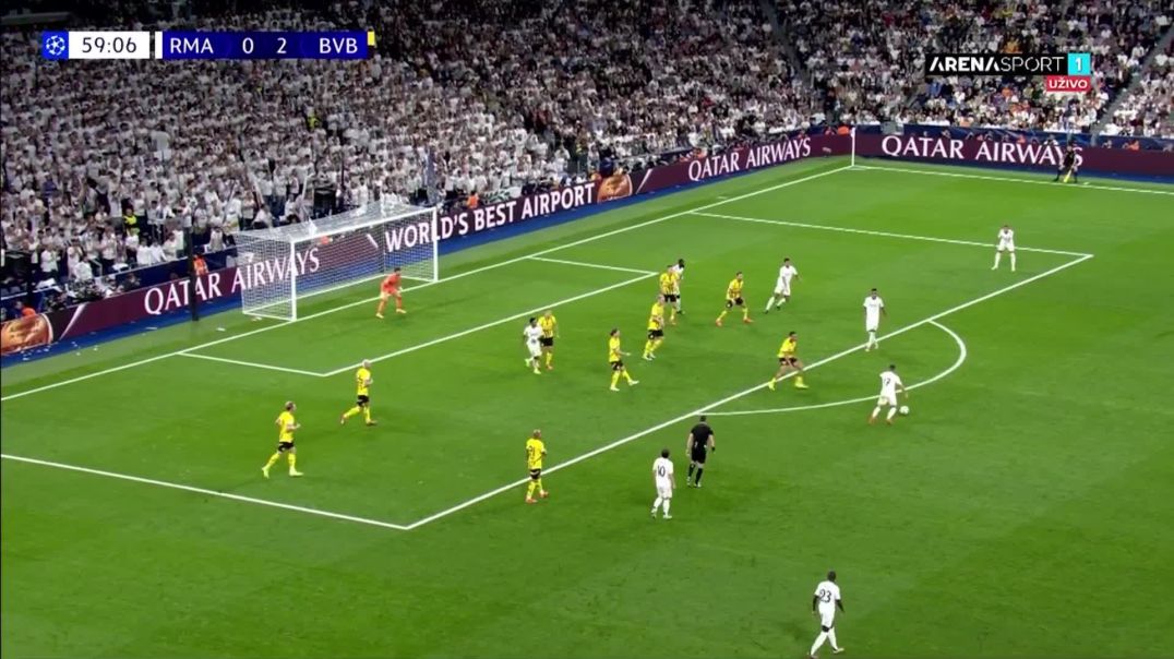 ⁣Real Madrid [1] - 2 Dortmund - Antonio Rüdiger 60'