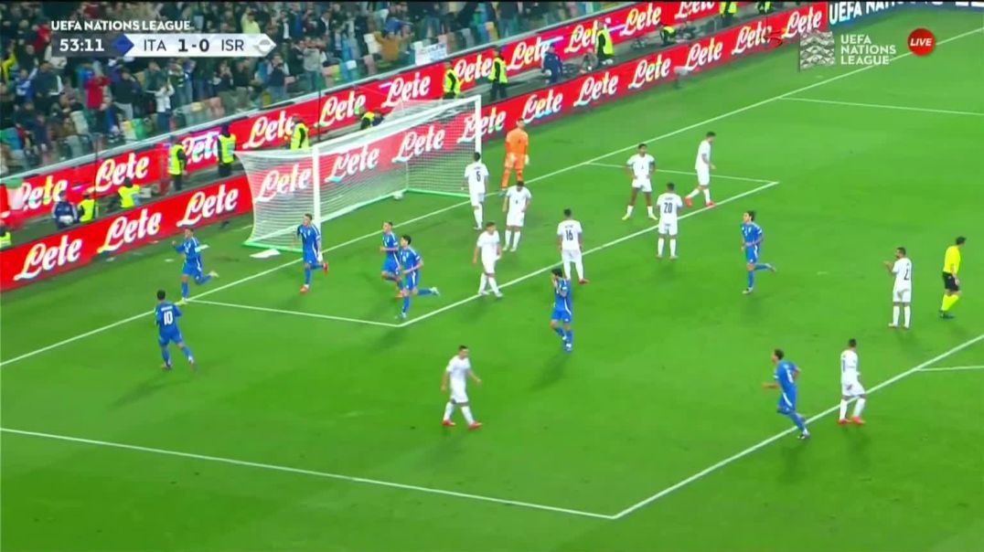 Italy [2] - 0 Israel - Lorenzo 54‎'‎