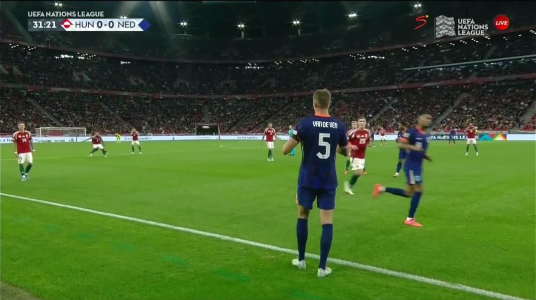 ⁣Hungary [1] - 0 Netherlands - Roland Sallai 32‎'‎