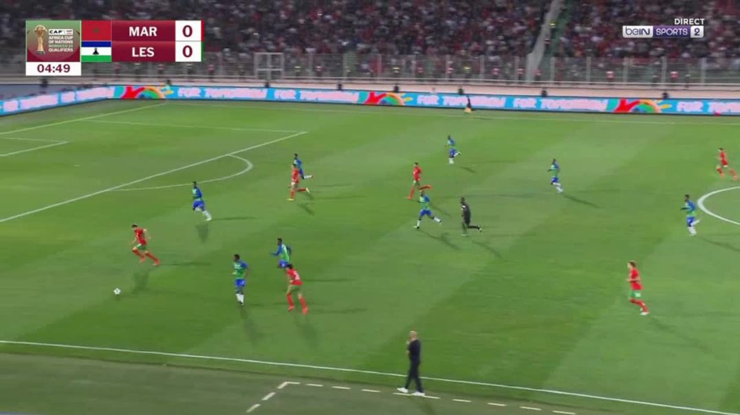 Morocco 1-0 Lesotho - Brahim Diaz 5'