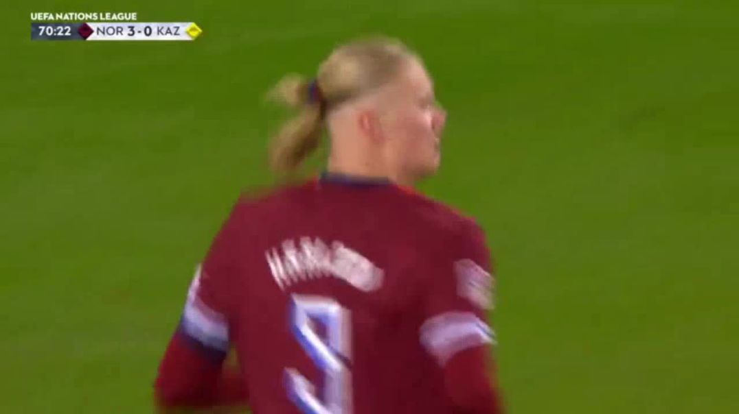 Norway 4-0 Kazakhstan - Erling Haaland 71'