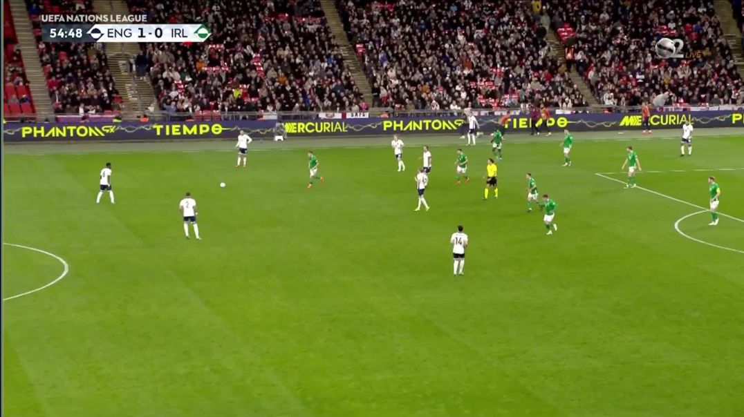 England [2] - 0 Ireland - Anthony Gordon 56'