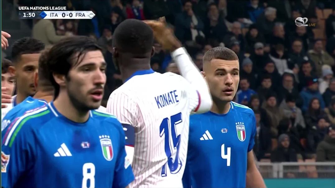 Italy 0 - [1] France - Adrien Rabiot 3'