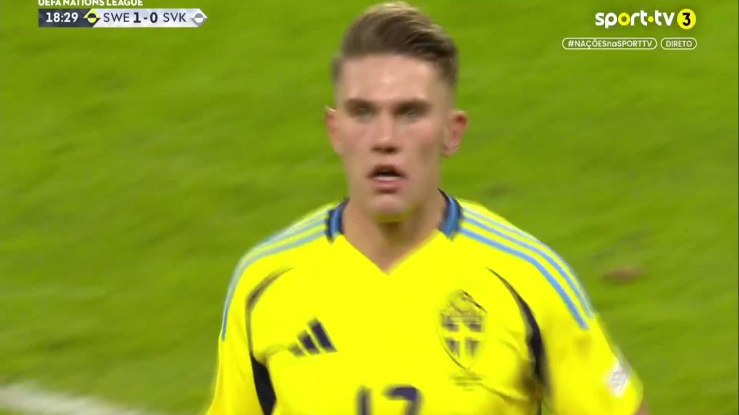 Sweden 1 - [1] Slovakia - David Hancko 19'