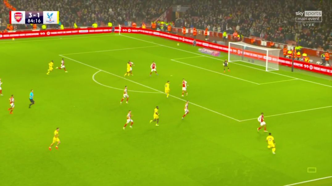 ⁣Arsenal 3 - [2] Crystal Palace - E. Nketiah 85'