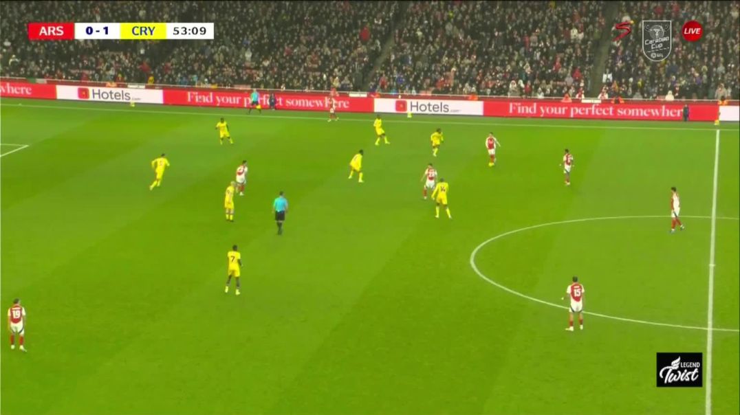 ⁣Arsenal [1] - 1 Crystal Palace - Gabriel Jesus 54‎'‎