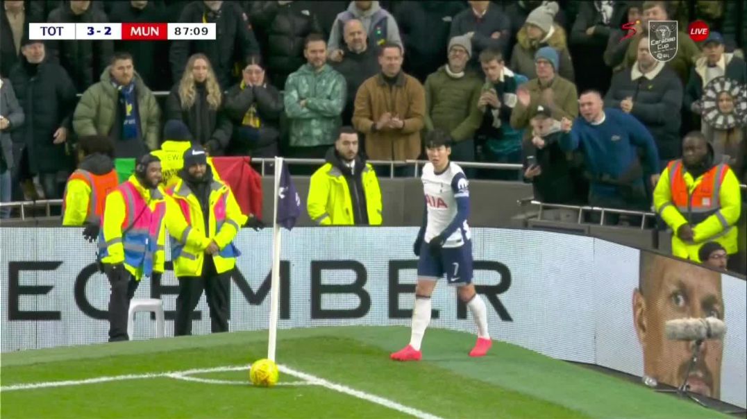 ⁣Tottenham Hotspur [4] - 2 Manchester United - Son Heung-min 88'