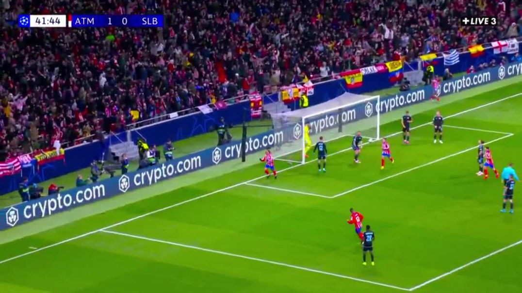 ⁣Atletico de Madrid [2] - 0 Slovan Bratislava - Antoine Griezmann 42'