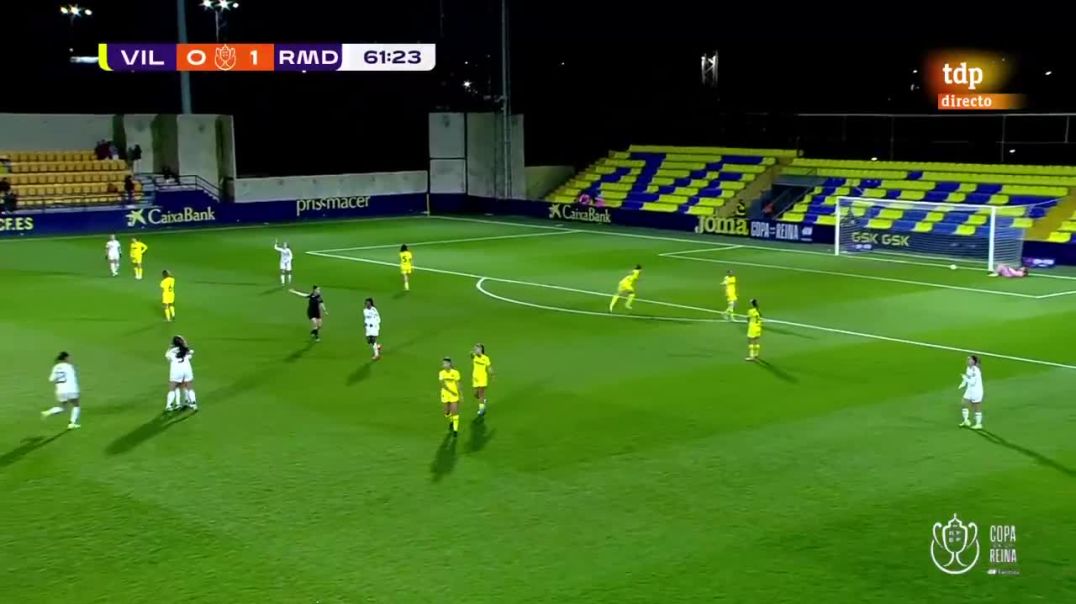 ⁣Villarreal W 0 - [2] Real Madrid W | Tere Abelleira long range golazo 61