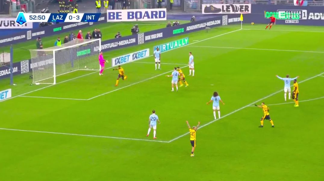 ⁣Lazio 0 - [4] Inter - Denzel Dumfries 54'