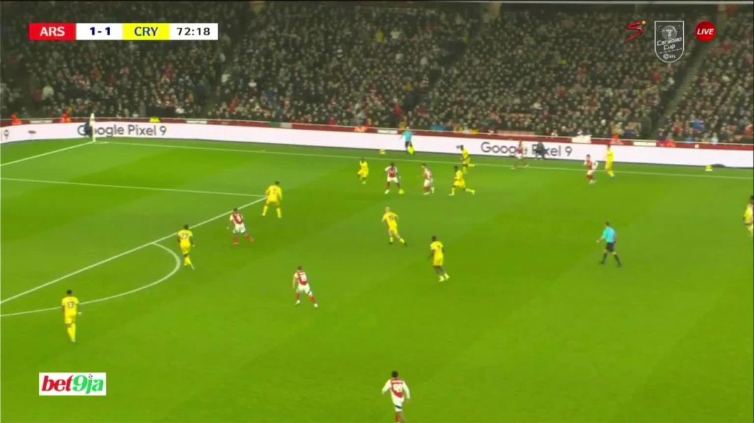 ⁣Arsenal [2] - 1 Crystal Palace - Gabriel Jesus 73‎'‎