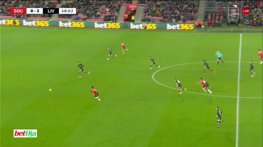 ⁣Southampton [1] - 2 Liverpool - Cameron Archer 59‎'‎