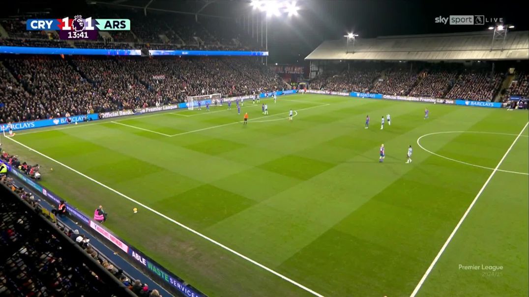 ⁣Crystal Palace 1 - [2] Arsenal - Gabriel Jesus 15'