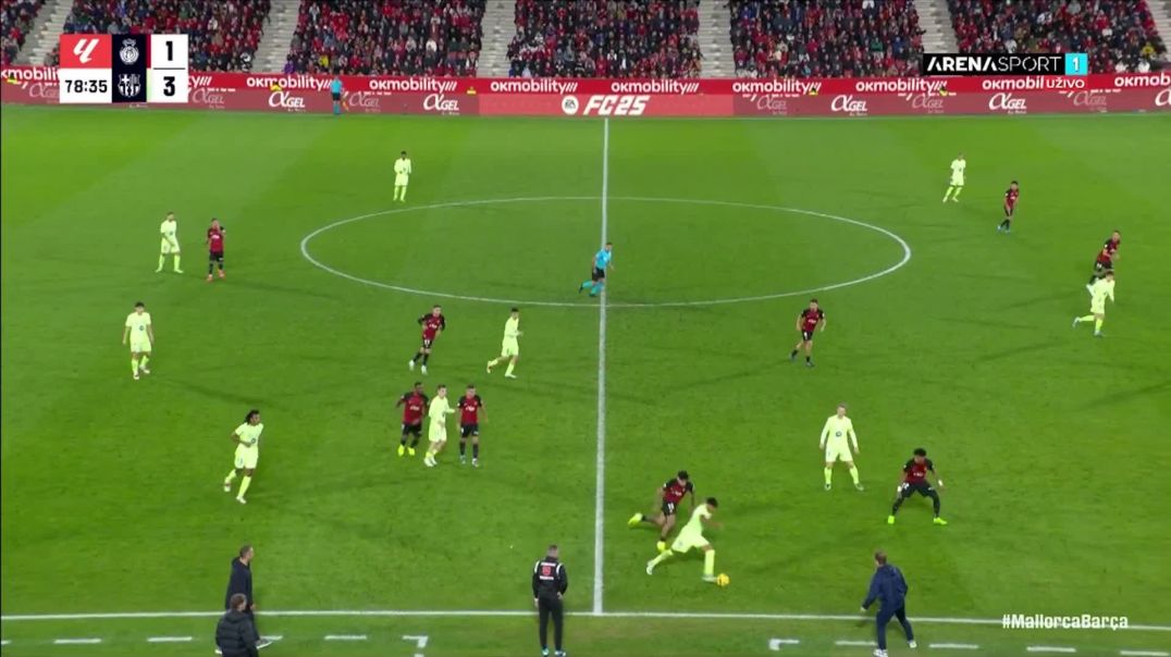 ⁣Mallorca 1 - [4] Barcelona - Frenkie De Jong 79'