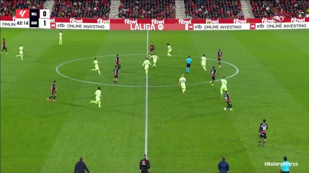 ⁣Mallorca [1] - 1 Barcelona - V. Muriqi 43'