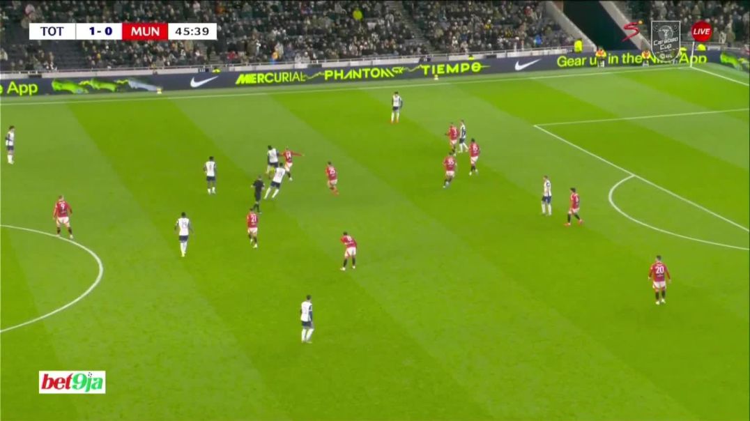 ⁣Tottenham Hotspur [2] - 0 Manchester United - Dejan Kulusevski 46‎'‎