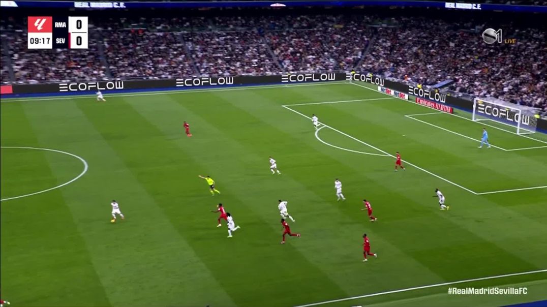 ⁣Real Madrid [1] - 0 Sevilla - Kylian Mbappé 10'