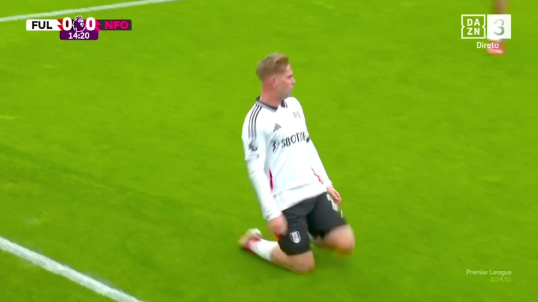 Fulham [1] - 0 Nottingham - Emile Smith Rowe 15'