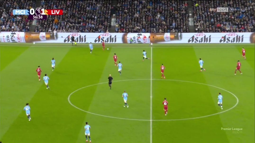 ⁣Manchester City 0 - [2] Liverpool - Dominik Szoboszlai 37'