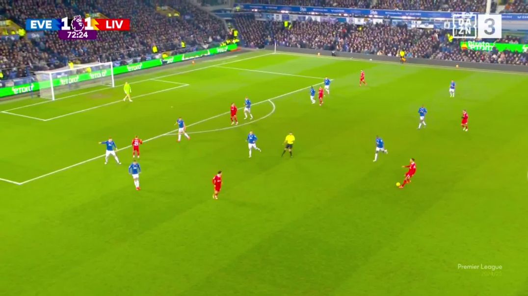 Everton 1 - [2] Liverpool - Mohamed Salah 73'