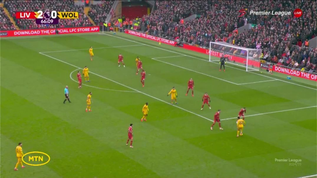 Liverpool 2 - [1] Wolves - Matheus Cunha 67‎'‎