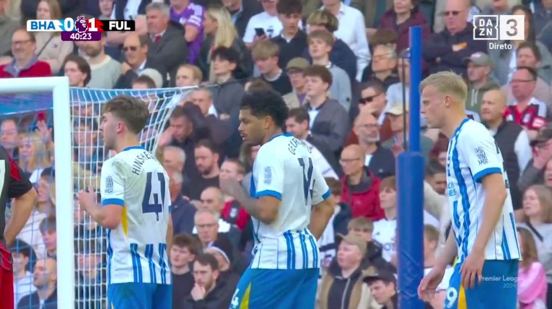 ⁣Brighton [1] - 1 Fulham - Jan Paul van Hecke 41'