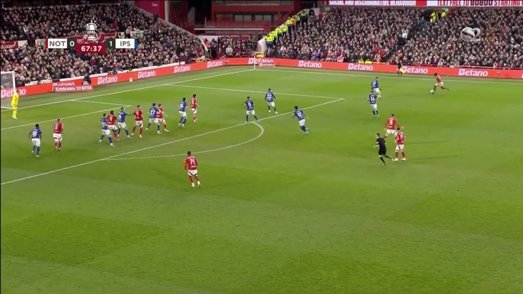 Nottingham [1] - 1 Ipswich - Ryan Yates 68'