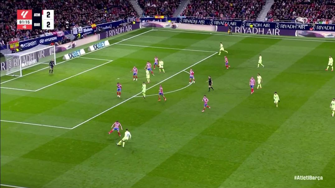 ⁣Atletico Madrid 2 - [3] Barcelona - Lamine Yamal 90+2' Media