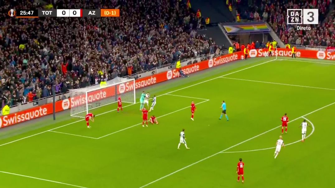 ⁣Tottenham [1] - 0 AZ Alkmaar - W. Odobert 26'