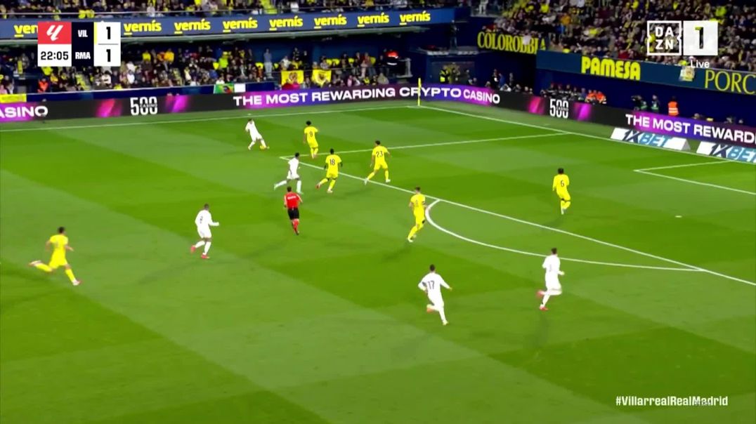 ⁣Villarreal 1 - [2] Real Madrid - Kylian Mbappe 23'