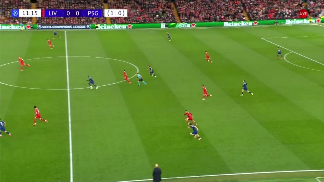 Liverpool 0 - [1] Paris Saint-Germain - Ousmane Dembele 12‎'‎