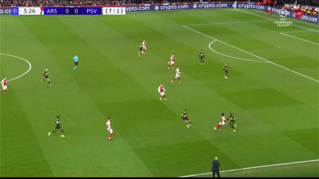 ⁣Arsenal [1] - 0 PSV Eindhoven - Oleksandr Zinchenko 6‎'‎