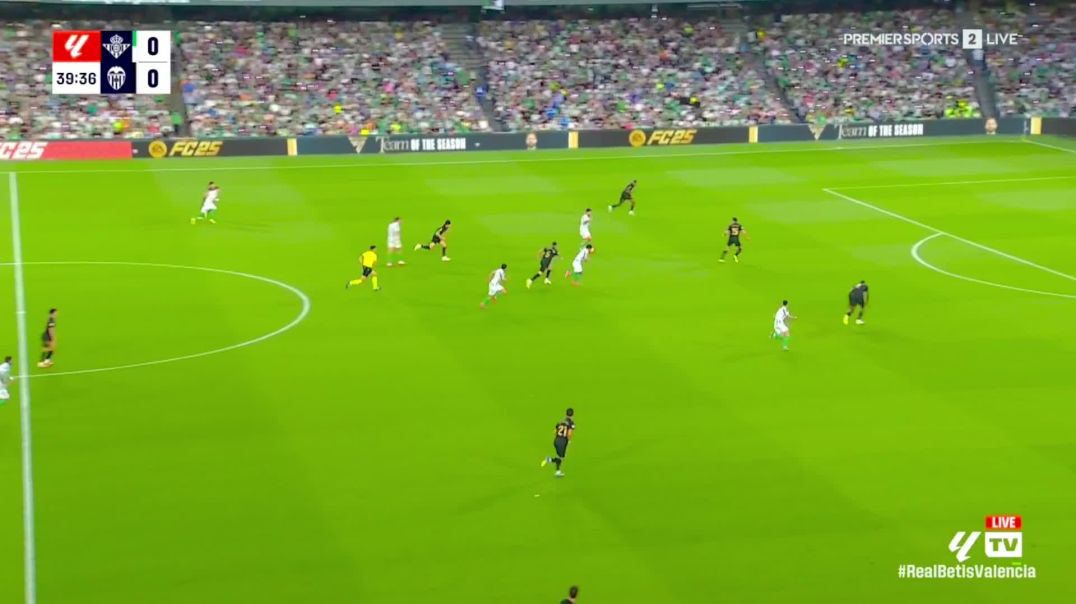 Betis [1] - 0 Valencia - Antony 41'