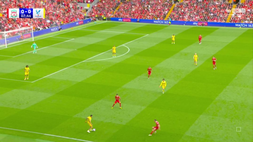Liverpool 0 - [1] Crystal Palace - Ismaila Sarr 9'