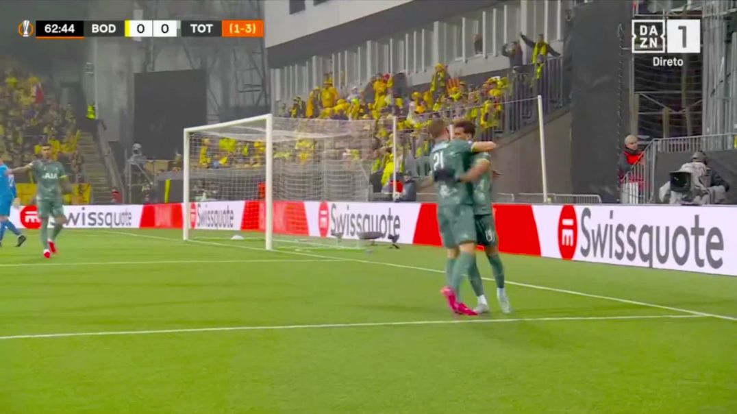 ⁣Bodo/Glimt 0 - [2] Tottenham - Pedro Porro 70' [1-5 agg.]