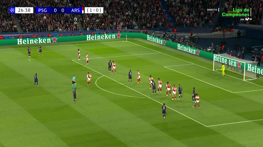 ⁣PSG [1] - 0 Arsenal - Fabian Ruiz 27'