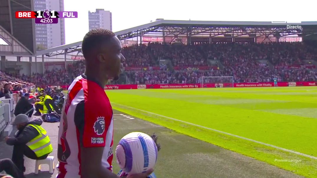 ⁣Brentford [2] - 1 Fulham - Yoane Wissa 43'