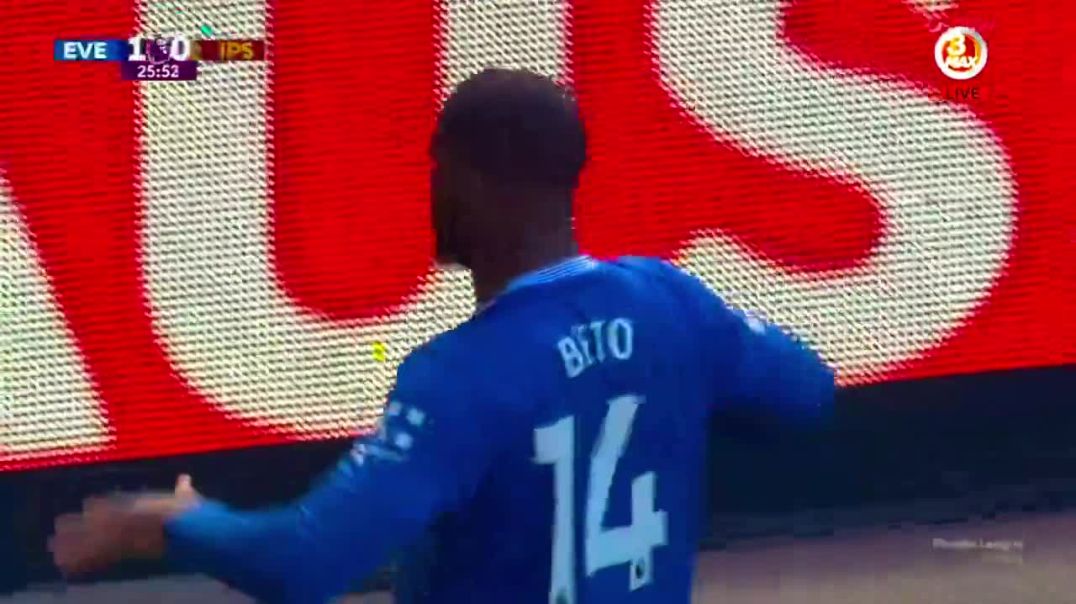 Everton [1] - 0 Ipswich - Beto 27'