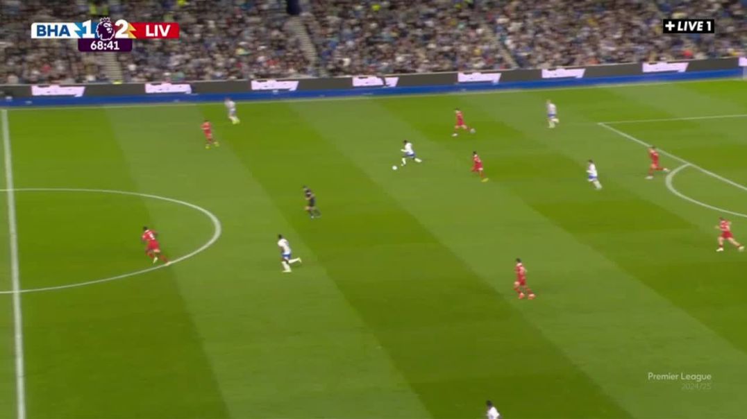 ⁣Brighton [2]-2 Liverpool - Kaoru Mitoma 69'