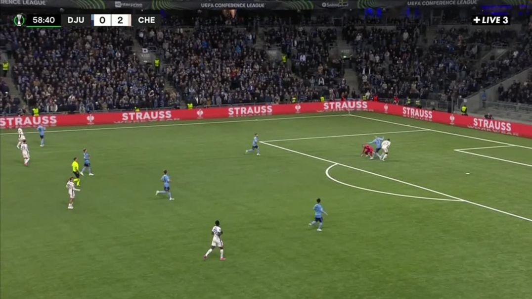 ⁣Djurgarden 0-3 Chelsea - Nicolas Jackson 59'