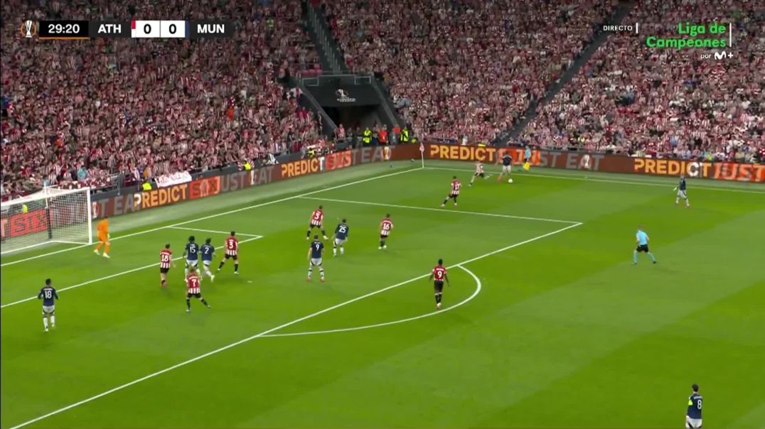 Athletic Club 0 - [1] Manchester United - Casemiro 30'