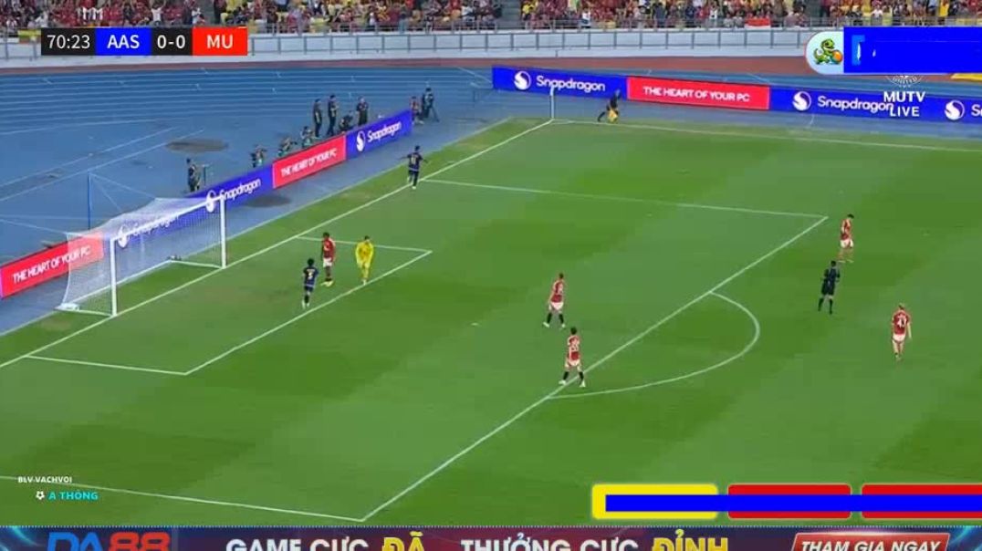 ⁣ASEAN A. [1]-0 Manchester United - Maung Maung Lwin 71'