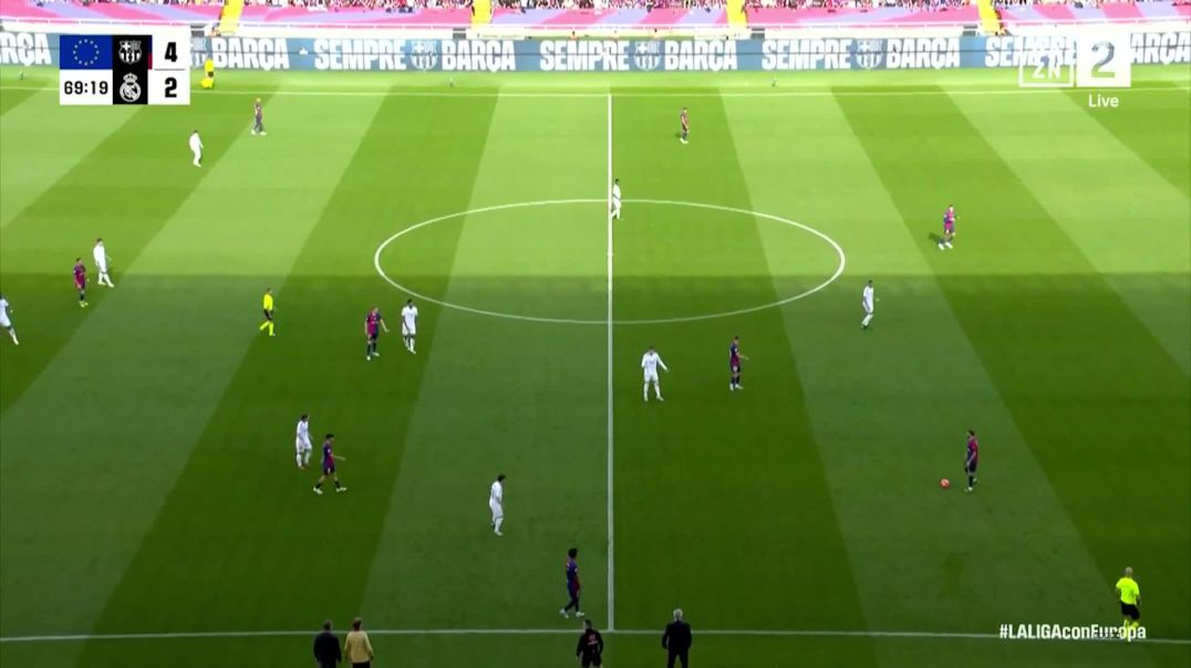⁣Barcelona 4 - [3] Real Madrid - Kylian Mbappé 70' (Hat-trick)