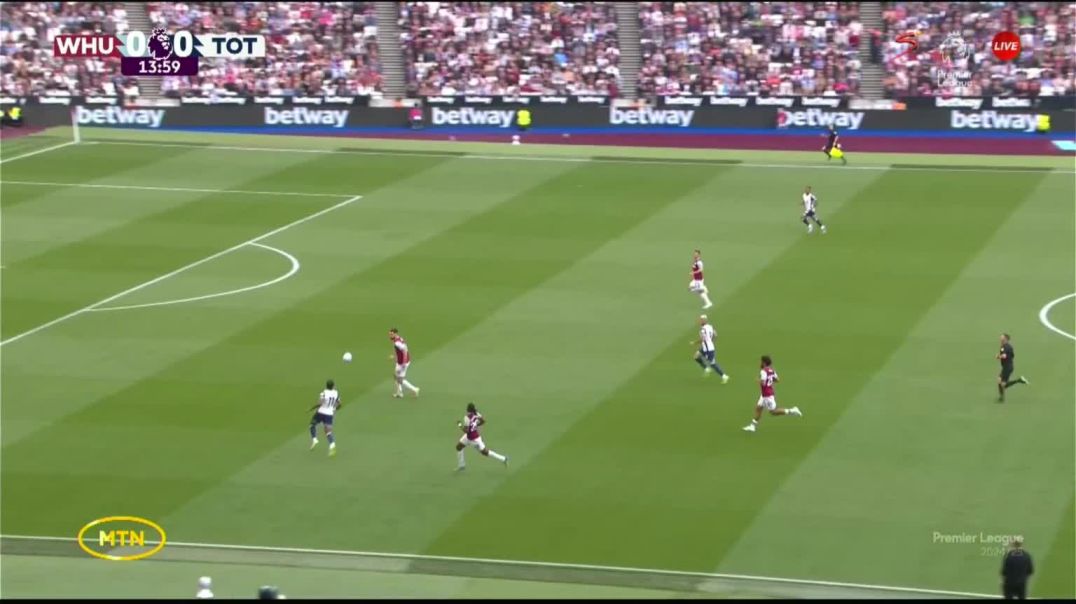 West Ham [1] - 1 Tottenham - Jarrod Bowen 28'